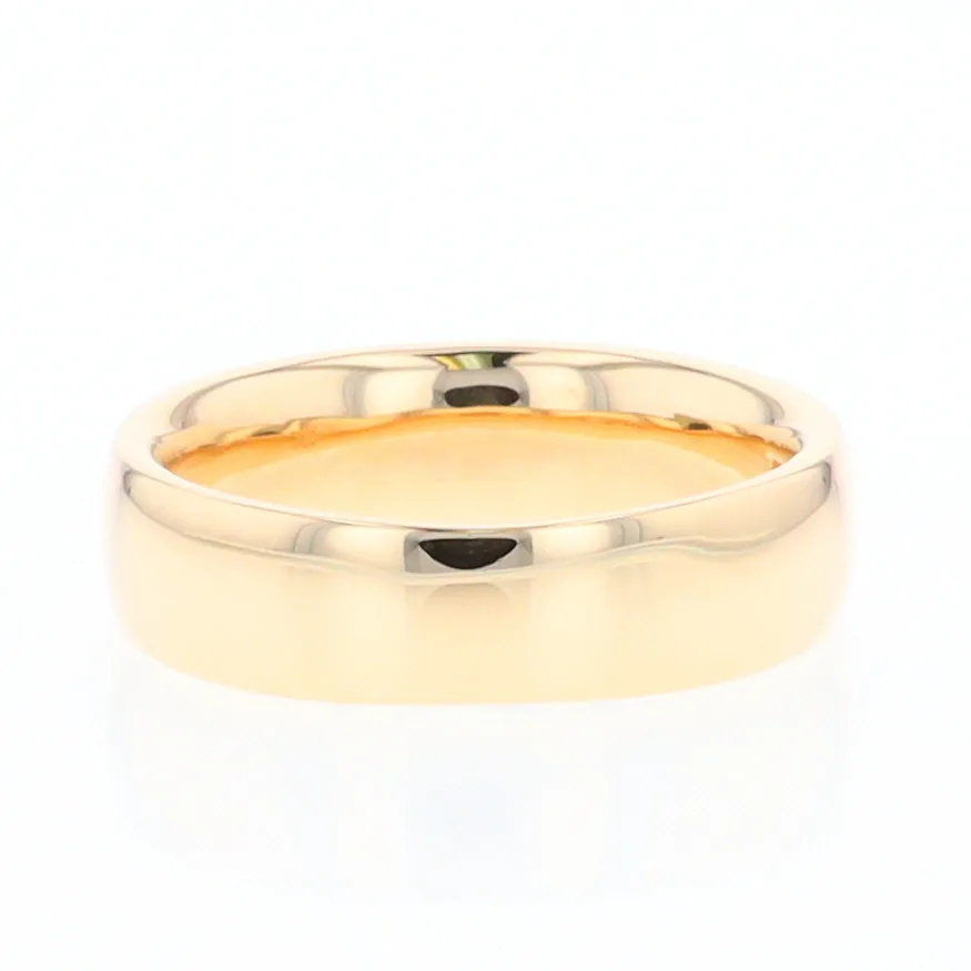 G1 Gold Quartz Ring, Three Section Rectangle Inlaid Band